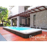 戴高樂無邊際泳池DGL5823，10平米大卻游不到頭泳池