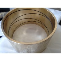 扒渣機石墨套加工定 內圈環形石墨銅套 H65高力黃銅自潤滑套