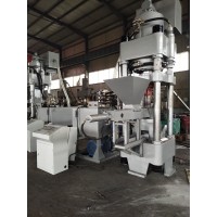 Y河南鄭州鑫源液壓制造的全自動金屬屑壓塊機生產(chǎn)線廠家