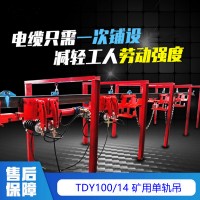 TDY100/14電纜輸送單軌吊 綜采面礦用液壓礦用單軌吊