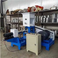 商用飼料膨化機 大型魚飼料機 水產(chǎn)飼料生產(chǎn)線 型號齊全