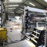 PE帽舌帽芯發泡板擠出生產線