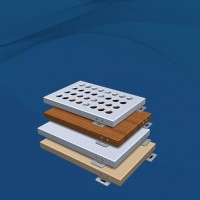 木紋,石紋鋁單板幕墻,氟碳鋁單板定制,外墻沖孔鋁板鏤空雕花