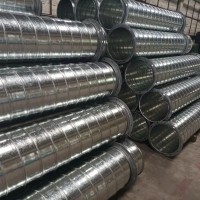 工業環保排風用風管鍍鋅環保圓形螺旋風管佛山廠家直銷