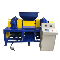 多功能塑料打包帶撕碎機雙軸橡膠輪胎木材破碎機一機多用可定制