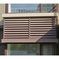 鋅鋼空調外機保護罩生產廠家，河北任丘子軒金屬百葉窗