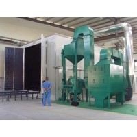 無需土建無基礎噴砂房工業涂裝高效除銹解決方案